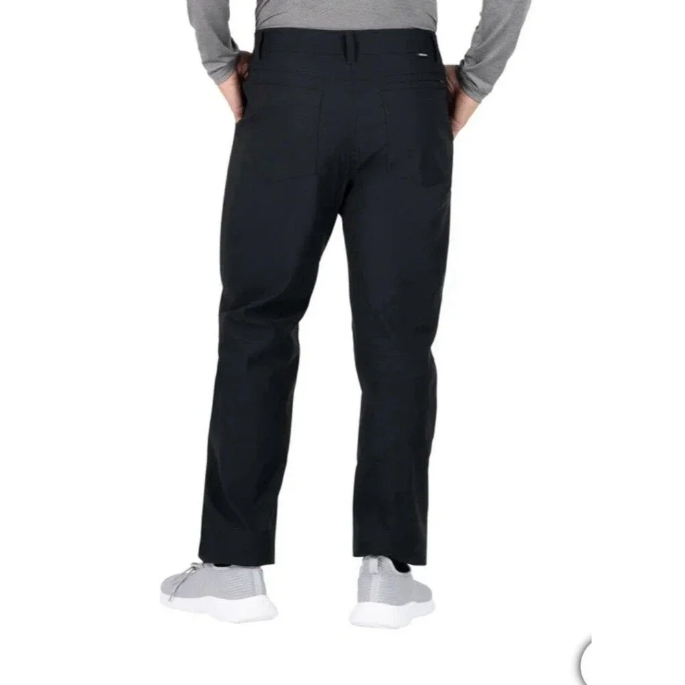 Gerry Men’s Fleece Lined Pants 36x34 Black  Water Resistant Stretch NWT